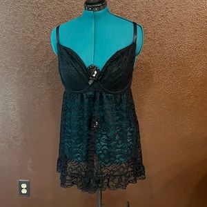 Adore Me Black Babydoll